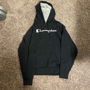 Black Champion Hoodie/Sweatshirt